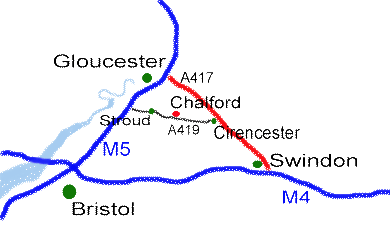 map of area
